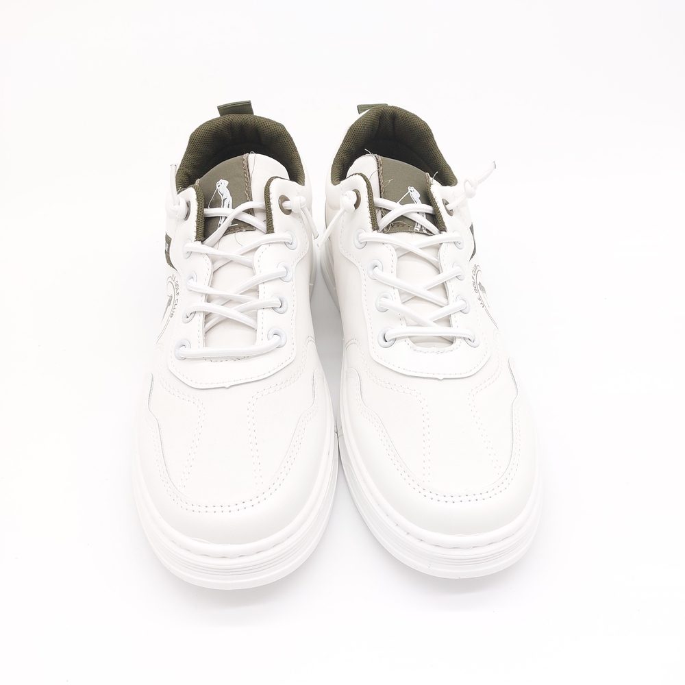 UK sneaker λευκό/χακί