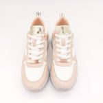 sneakers xti λευκό με ροζ χρυσό
